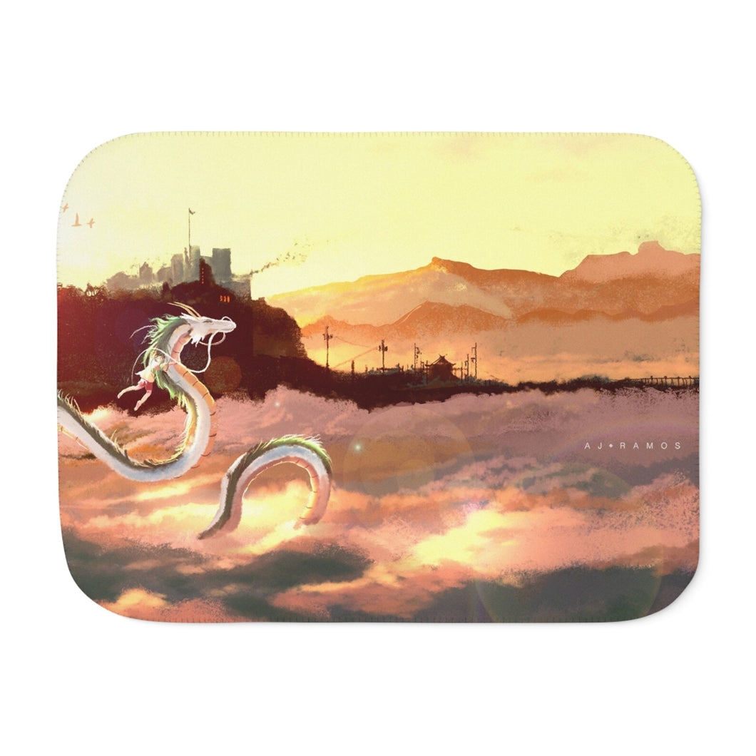 Anime Spirited Away Sherpa Blanket