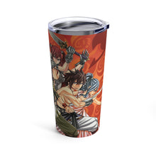 Load image into Gallery viewer, Fairy Tail Natsu Dragneel, Erza Scarlet, Gray Fullbuster, Lucy Heartfilia, Wendy Marvell Tumbler 20oz
