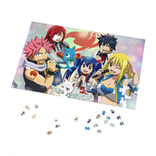 Load image into Gallery viewer, Fairy Tail Natsu Dragneel, Erza Scarlet, Gray Fullbuster, Lucy Heartfilia, Happy Jigsaw Puzzle
