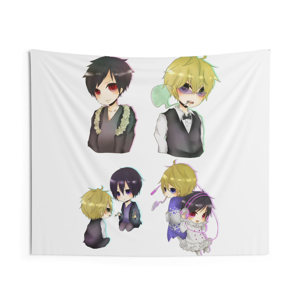 Durarara!! Izaya Orihara, Shizuo Heiwajima Indoor Wall Tapestry