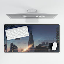 Load image into Gallery viewer, Sunset on Tokyo (From Your name. - 君の名は。) Mouse Pad (Desk Mat)
