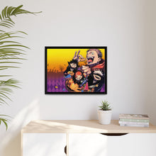 Load image into Gallery viewer, Yuji Itadori Satoru Gojo Nobara Kugisaki Megumi Fushiguro and Blindfold Canvas Framed Art Print
