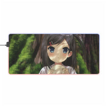 Load image into Gallery viewer, The "H.e.n.t.a.i" Prince and the Stony Cat. RGB LED Mouse Pad (Desk Mat)
