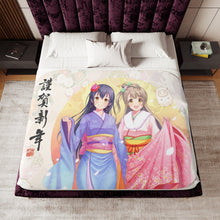 Load image into Gallery viewer, Kotori Minami, Umi sonoda Sherpa Blanket
