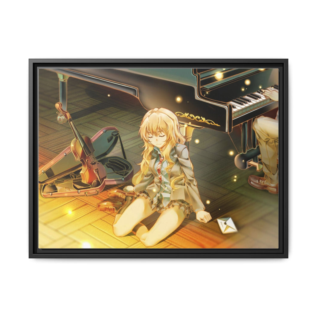 Anime Your Lie in April Canvas Framed Art Print