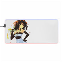 Load image into Gallery viewer, The Melancholy Of Haruhi Suzumiya RGB LED Mouse Pad (Desk Mat)
