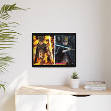 Load image into Gallery viewer, Kawaki and Boruto Canvas Framed Art Print
