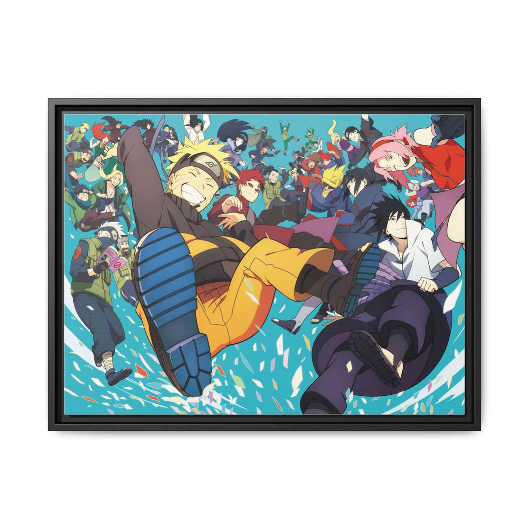 Anime Naruto Canvas Framed Art Print