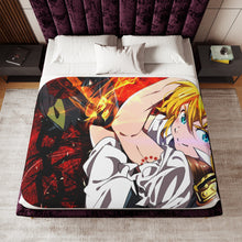 Load image into Gallery viewer, Anime The Seven Deadly Sins Sherpa Blanket
