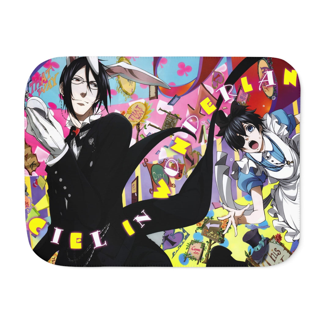 Black Butler Sherpa Blanket