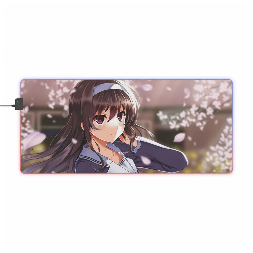 Saekano: How to Raise a Boring Girlfriend Utaha Kasumigaoka RGB LED Mouse Pad (Desk Mat)