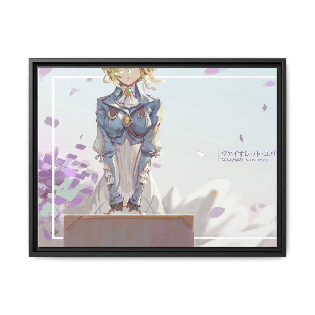 Violet Evergarden Violet Evergarden Canvas Framed Art Print