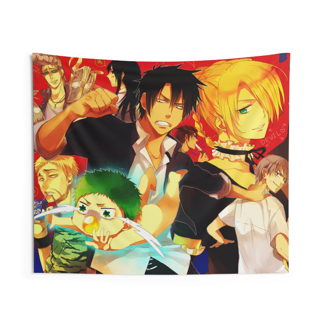 Main characters Indoor Wall Tapestry