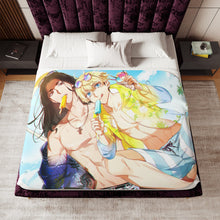Load image into Gallery viewer, Tokyo Revengers Chifuyu Matsuno, Keisuke Baji Sherpa Blanket
