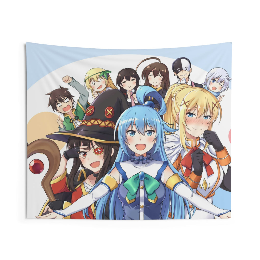 KonoSuba - God’s blessing on this wonderful world!! Indoor Wall Tapestry