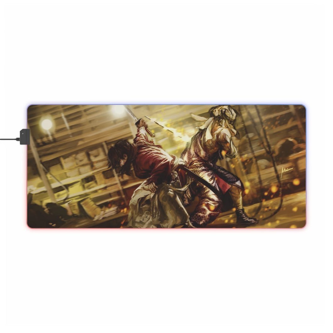 Anime Rurouni Kenshin RGB LED Mouse Pad (Desk Mat)