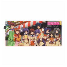 Load image into Gallery viewer, Clannad Tomoya Okazaki, Nagisa Furukawa, Tomoyo Sakagami, Kyou Fujibayashi, Fuuko Ibuki RGB LED Mouse Pad (Desk Mat)
