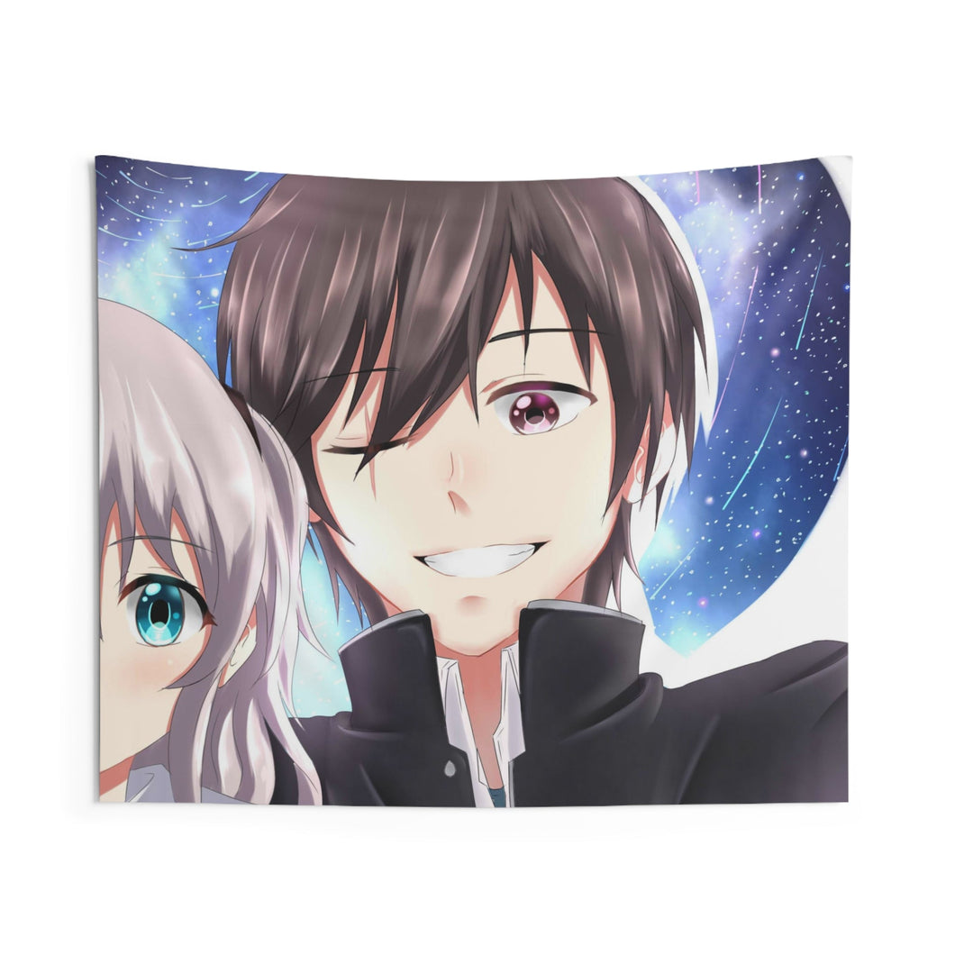 Yū Otosaka and Nao Tomori Together Indoor Wall Tapestry