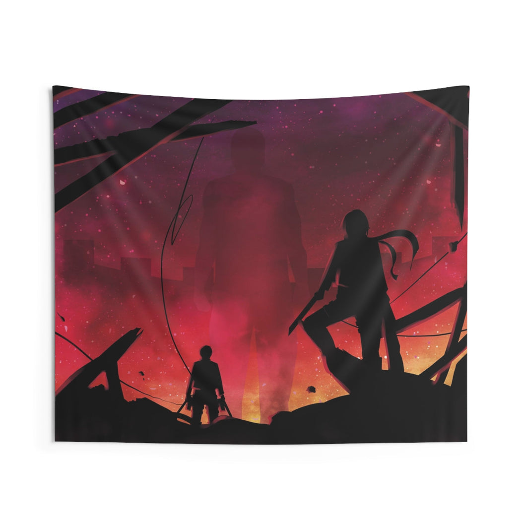Anime Attack On Titan Indoor Wall Tapestry
