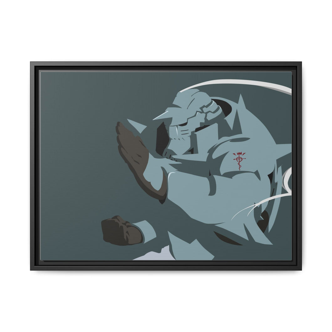 The fullmetal alchemists brother Canvas Framed Art Print