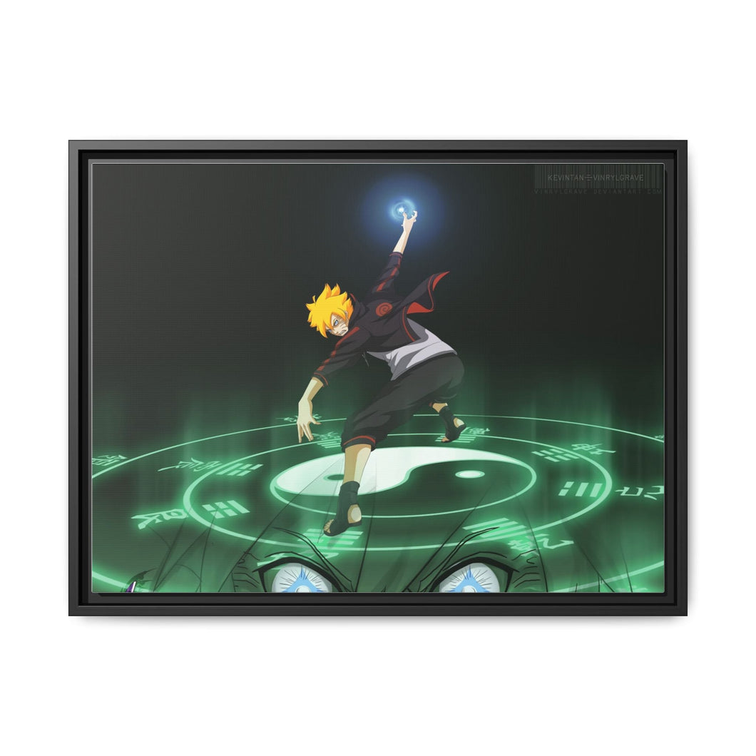 Boruto Canvas Framed Art Print