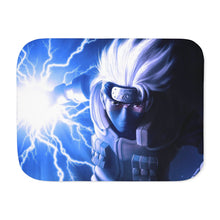 Load image into Gallery viewer, Kakashi Chidori Sherpa Blanket
