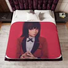 Load image into Gallery viewer, Kakegurui Yumeko Jabami Sherpa Blanket
