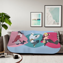 Load image into Gallery viewer, Boruto Sherpa Blanket
