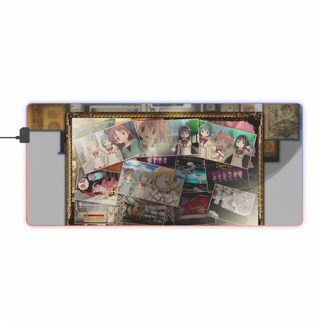 Puella Magi Madoka Magica RGB LED Mouse Pad (Desk Mat)