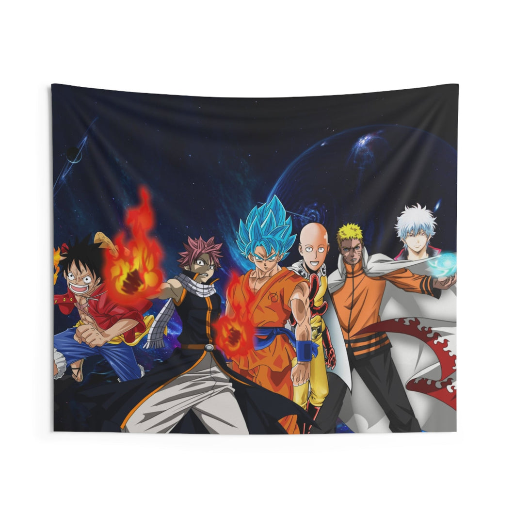 Anime Crossover Indoor Wall Tapestry