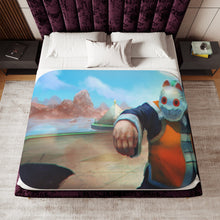 Load image into Gallery viewer, Grandpa son gohan Sherpa Blanket
