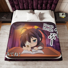 Load image into Gallery viewer, Anime Love, Chuni Sherpa Blanket
