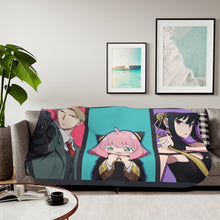 Load image into Gallery viewer, Anime Spy x Family Sherpa Blanket
