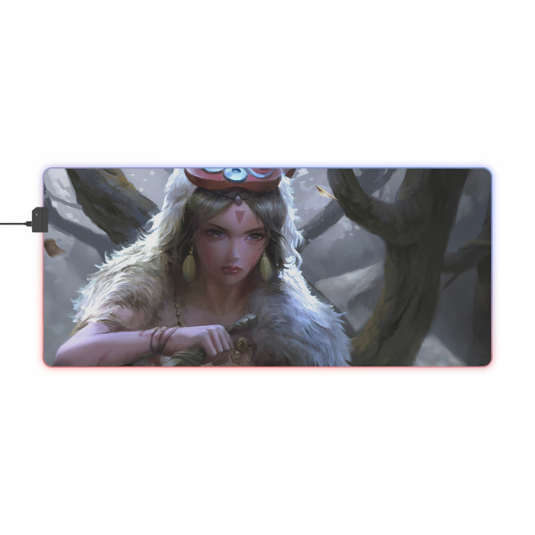 Princess Mononoke RGB LED Mouse Pad (Desk Mat)