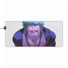 Load image into Gallery viewer, One Piece Roronoa Zoro RGB LED Mouse Pad (Desk Mat)
