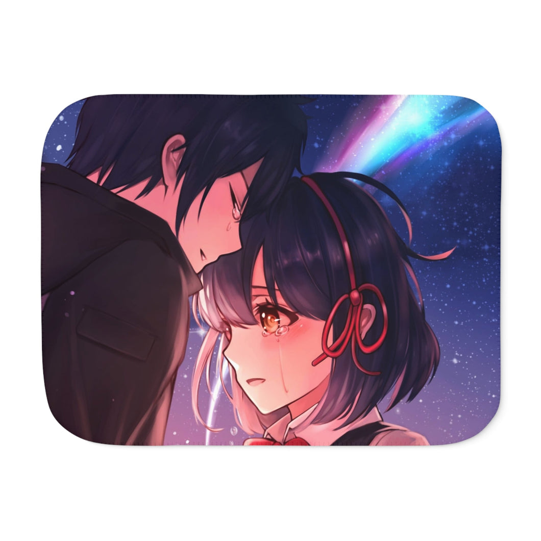 Your Name. Sherpa Blanket