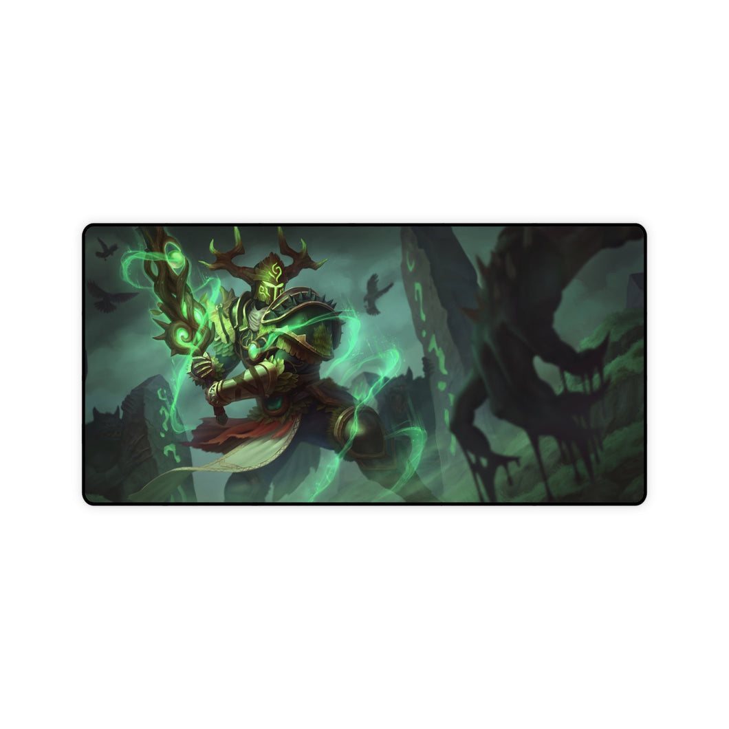 Green Knight King Arthur Mouse Pad (Desk Mat)