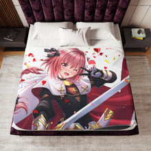 Load image into Gallery viewer, Anime Fate/Apocrypha Sherpa Blanket
