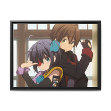Load image into Gallery viewer, Rikka Takanashi and Yuuta Togashi cosplay Canvas Framed Art Print
