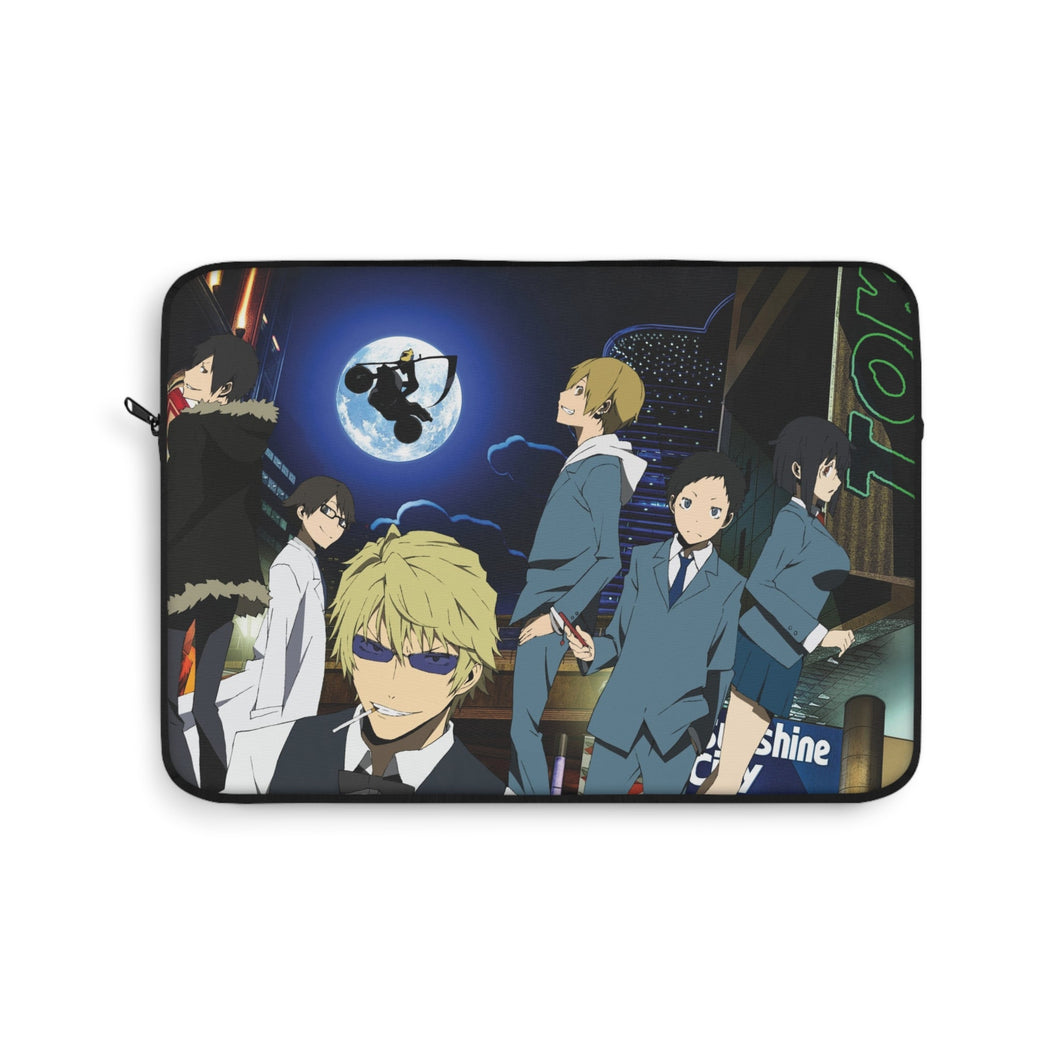 Durarara!! Izaya Orihara, Shizuo Heiwajima, Celty Sturluson, Masaomi Kida, Anri Sonohara Laptop Sleeve