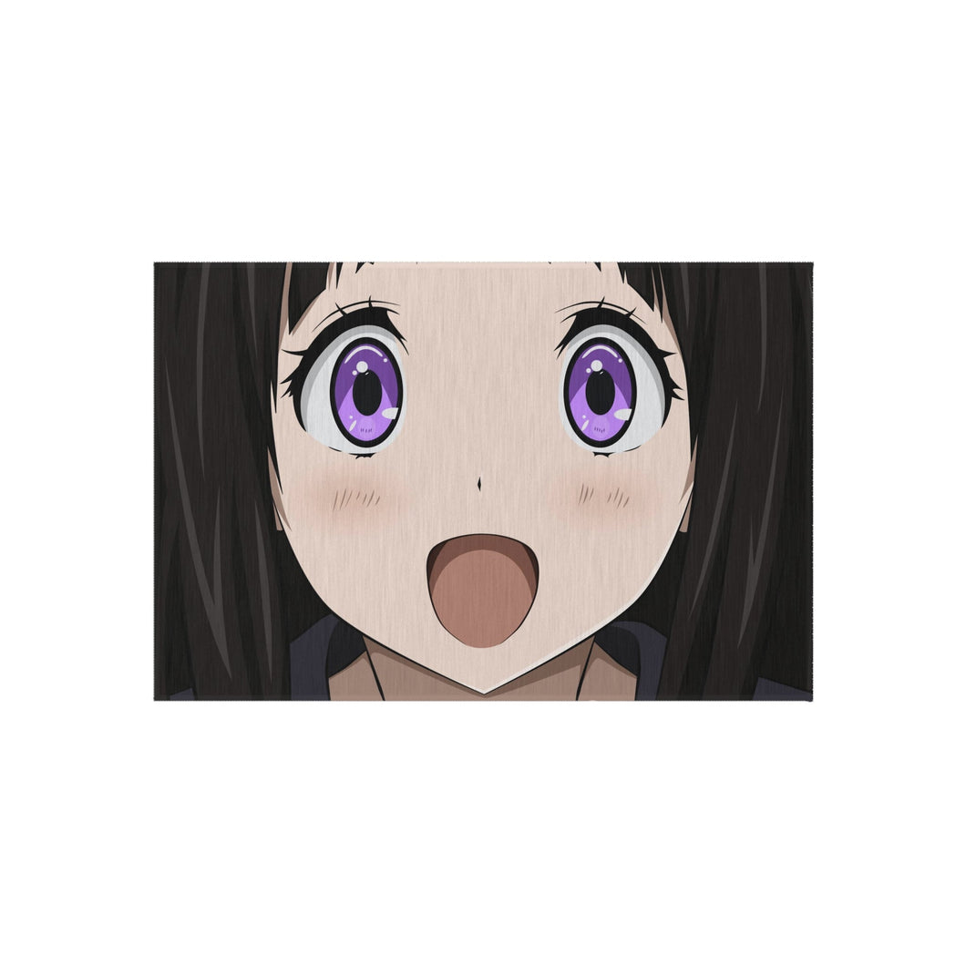 Eru Chitanda Smiling face Rug