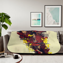 Load image into Gallery viewer, Anime Samurai Champloo Sherpa Blanket
