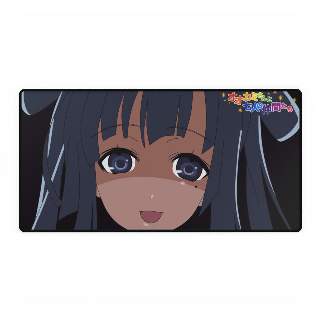 Anime Ookami-san to Shichinin no Nakama-tachi Mouse Pad (Desk Mat)