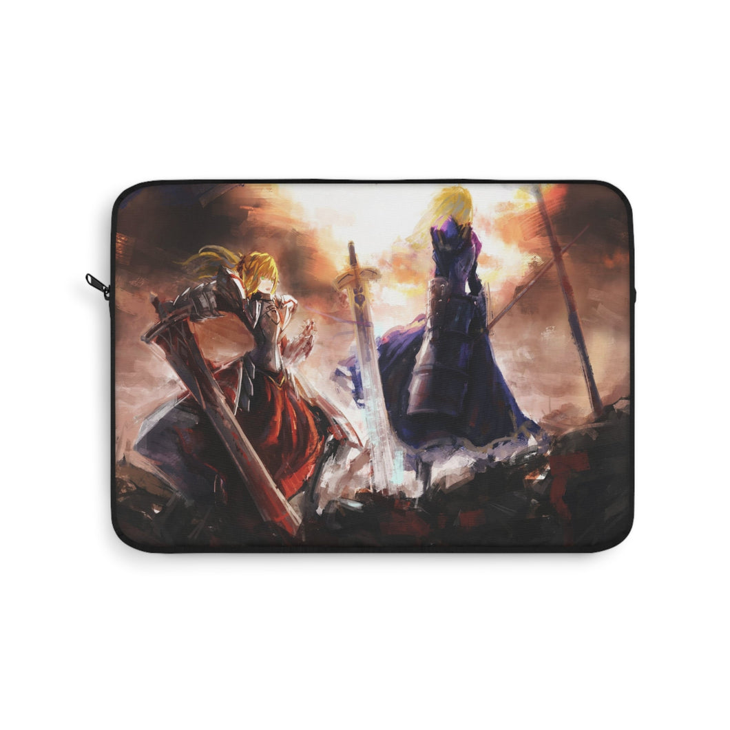 Fate/Apocrypha Artoria and Mordred Laptop Sleeve