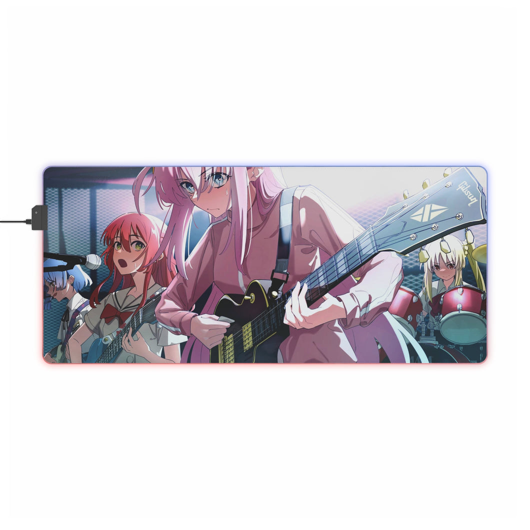Bocchi the Rock RGB LED Mouse Pad (Desk Mat)