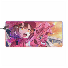 Load image into Gallery viewer, Sword Art Online Alternative: Gun Gale Online RGB LED Mouse Pad (Desk Mat)
