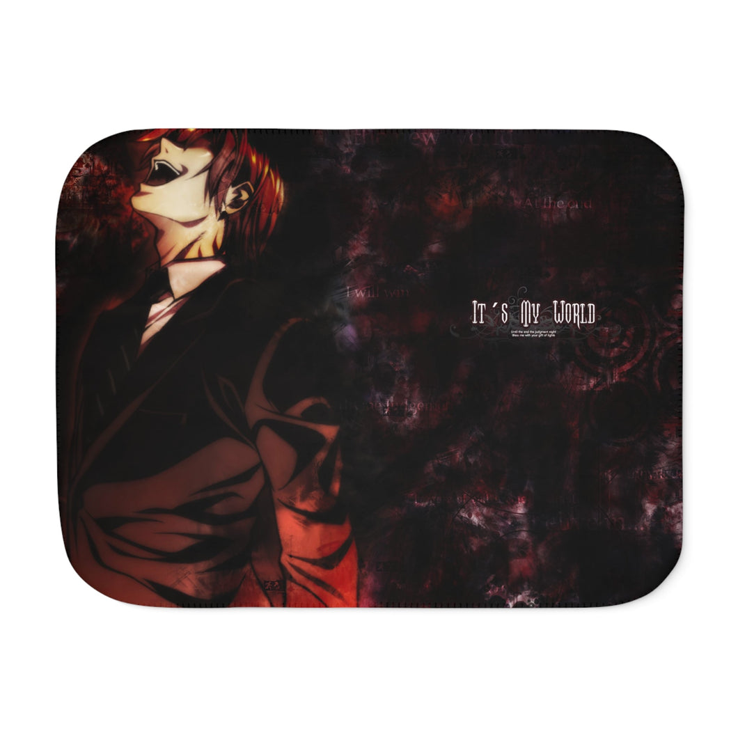 Death Note Sherpa Blanket