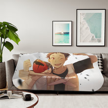 Load image into Gallery viewer, Anime ERASED Sherpa Blanket
