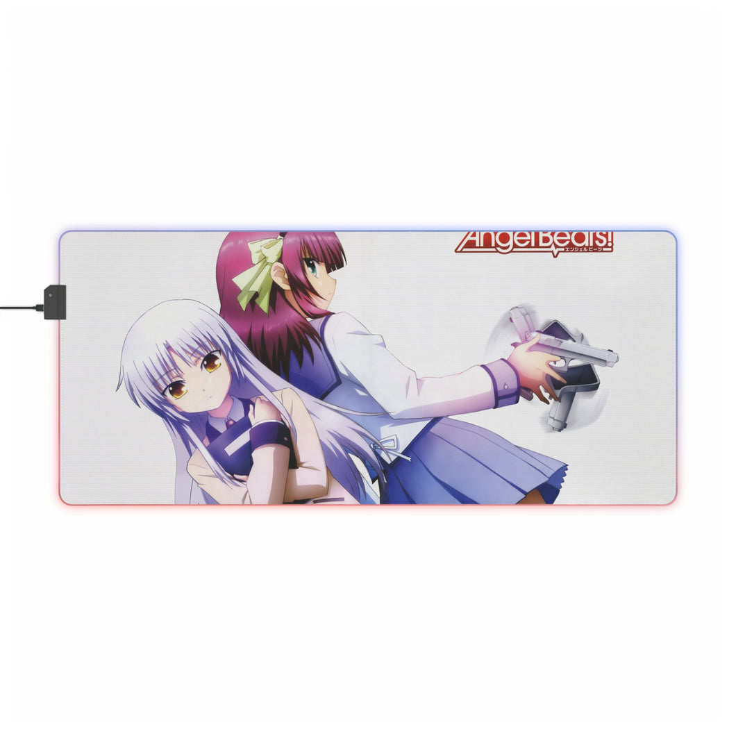 Angel Beats! Kanade Tachibana, Yuri Nakamura RGB LED Mouse Pad (Desk Mat)
