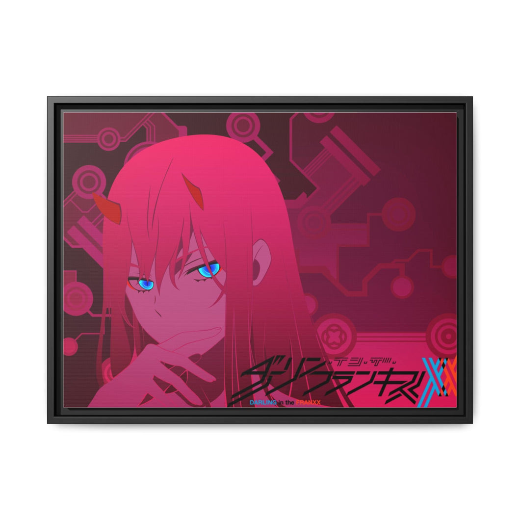 Anime Darling in the FranXX Canvas Framed Art Print